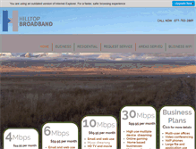 Tablet Screenshot of hilltop-broadband.com